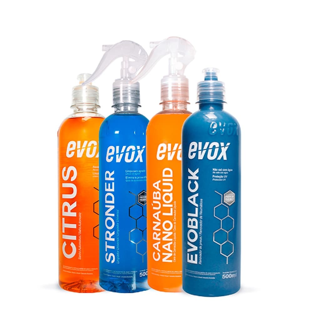 KIT LAVAGEM AUTOMOTIVA SHAMPOO CERA PRETINHO LIMPADOR UNIVERS