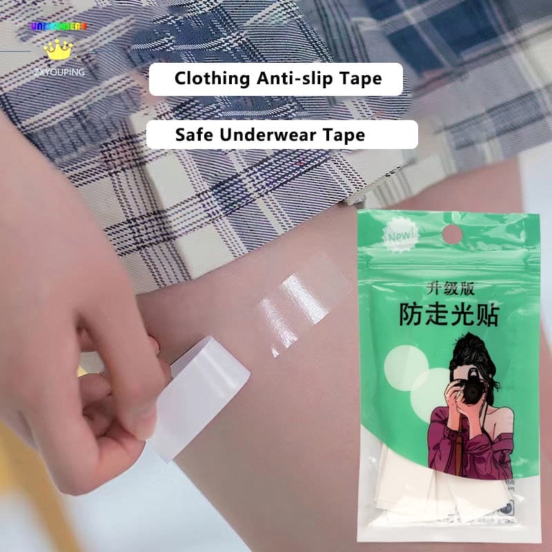 ZXYOUPING 36Pcs Fita Adesiva Antiderrapante De Dupla Face Para Roupas Íntimas Femininas , Transparente Invisível Anti-Queda