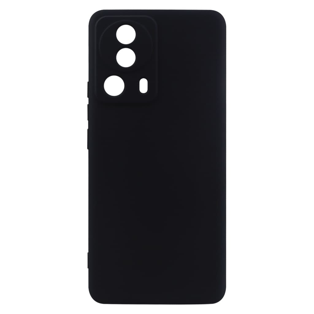 Capa Aveludada Preta + Película De Hydrogel HD Compatível Para Xiaomi Mi 13 Lite 6.55