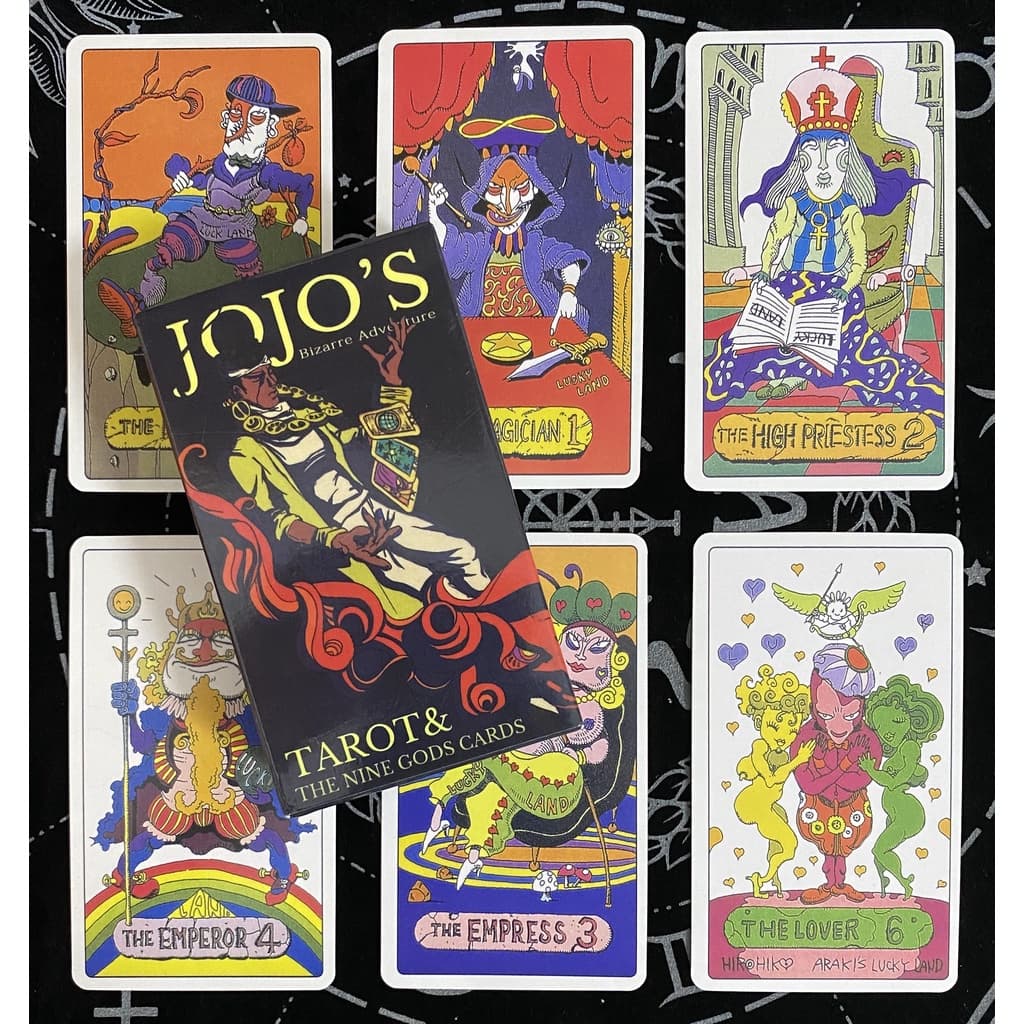 JOJO's Bizarre Adventure Tarot Cards Cartas De Tarô De Aventura Bizarra De Jojo