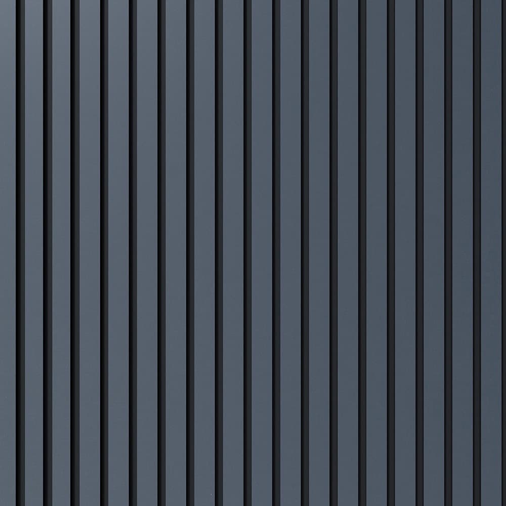 Painel Ripado Laminado 10cm Blue Eva Autocolante 2,5 Metros