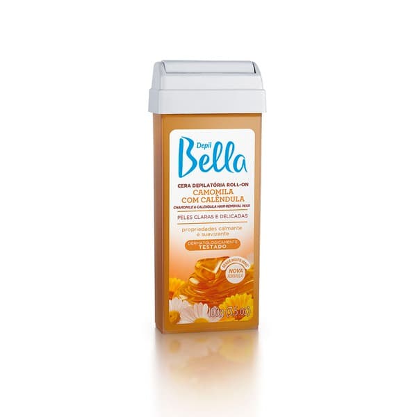 Refil Cera Depilatória Roll-on Depil Bella Camomila Deo 100g