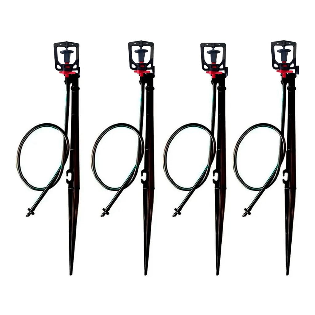 20 Micro Aspersor Bailarina 98lph com Haste 60cm e Micro tubo com conector -  20 Unidades