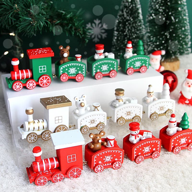Topper De Bolo De Trem De Natal , Papai Noel , Boneco De Neve , Assadeiras