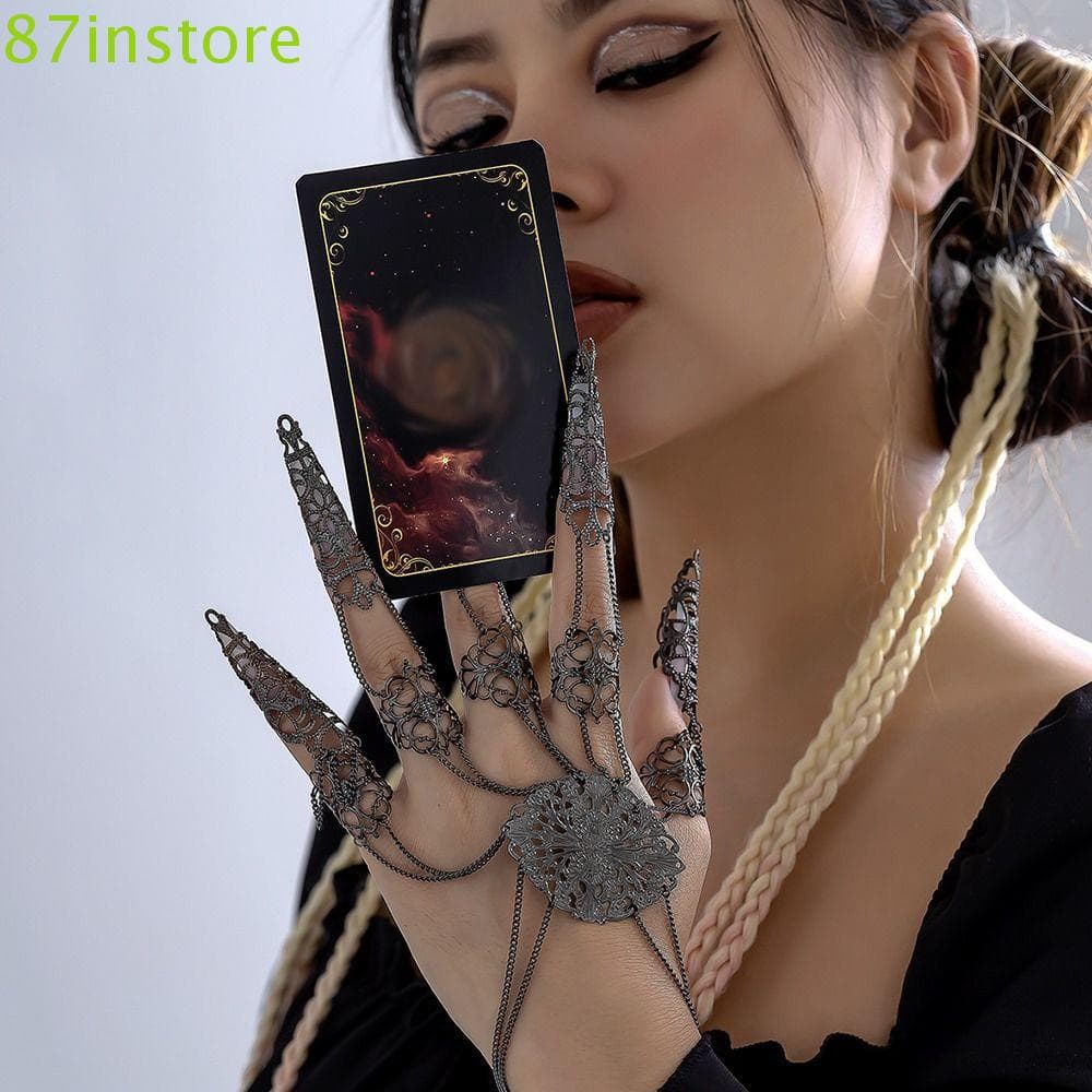 INSTORE1 Anéis De Unhas Com Pulseira Acessórios De Dança Do Ventre Festa De Rainha Junta Barroca