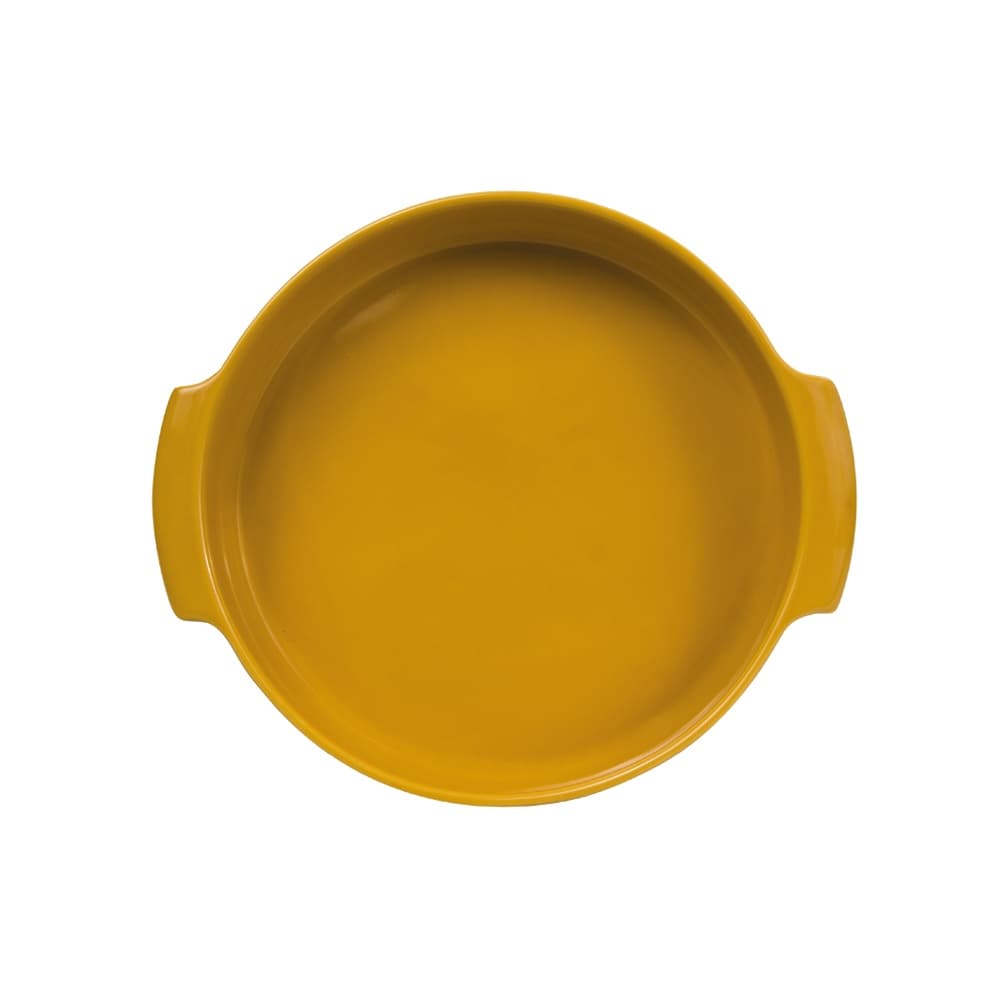 Travessa Redonda Em Porcelana Assar E Servir 25x5cm Germer