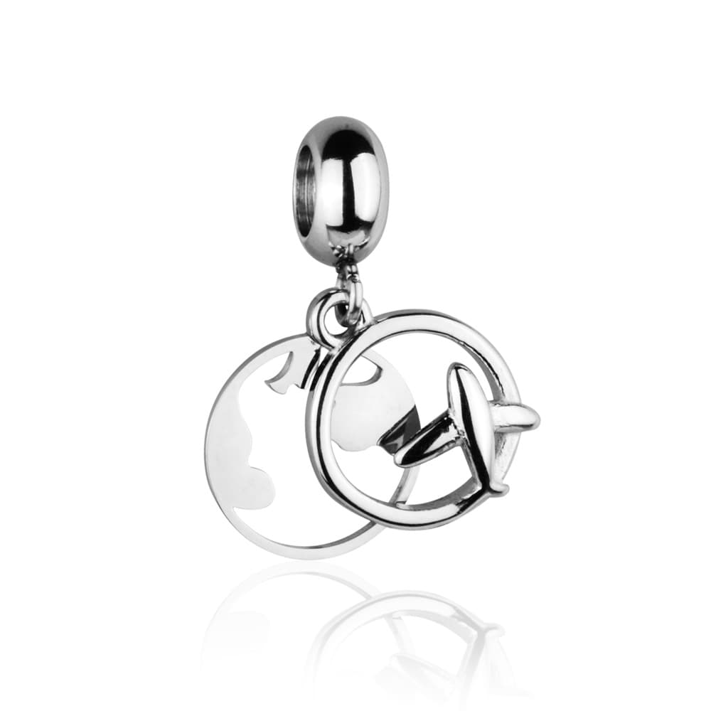 BERLOQUE AÇO INOX AVIAO VOLTA AO MUNDO
