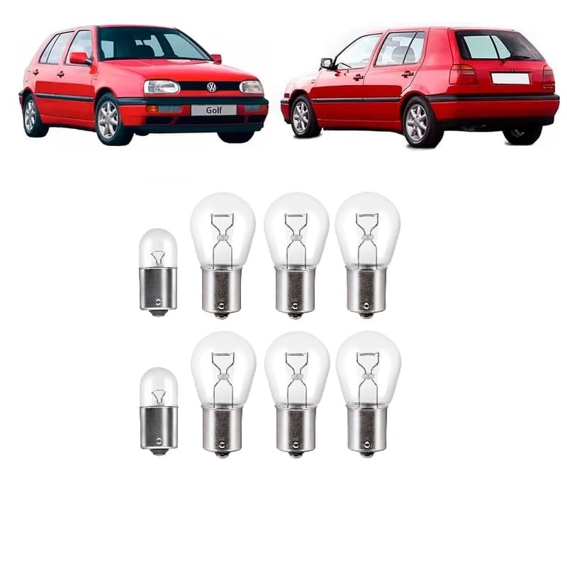 LAMPADAS VOLKSWAGEN GOLF 1995 A 1999 PISCA FREIO LANTERNA RE