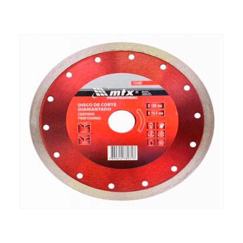 Disco De Corte Diamantado Turbo 180 X 25.4 Mm Corte Seco