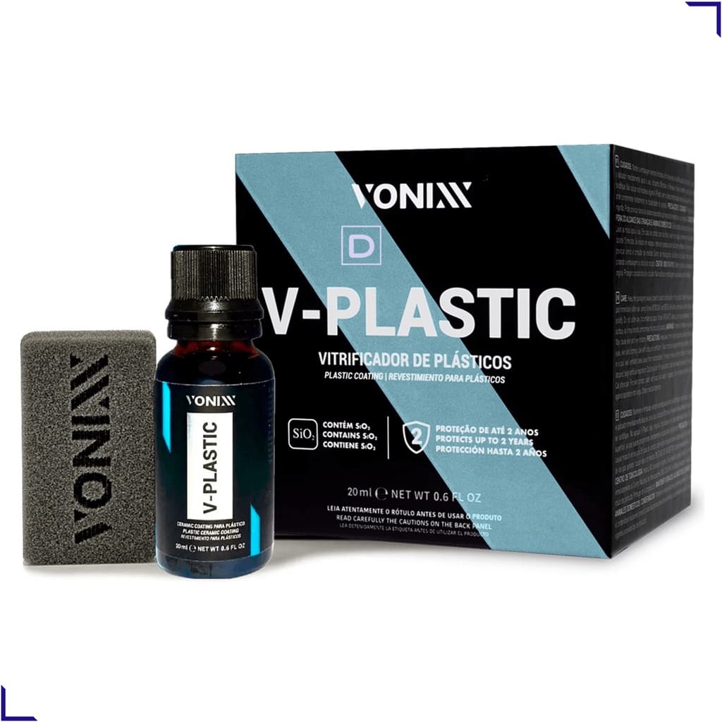 Vitrificador Para Plásticos Vonixx V-plastic 20ml Automotivo