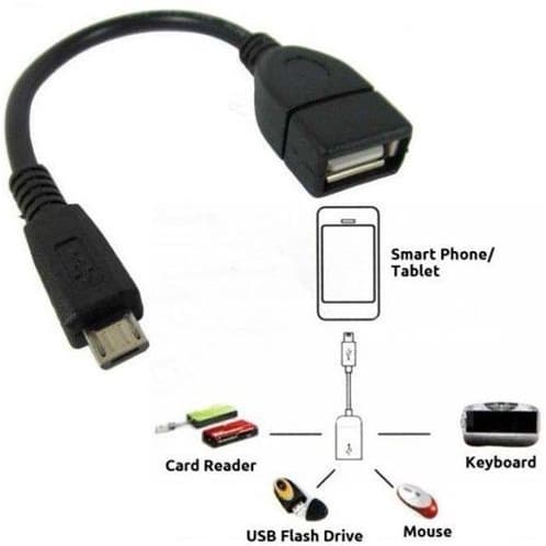 Cabo Adaptador OTG Original para Celular ou Tablet´s OTG - V8(Micro USB)