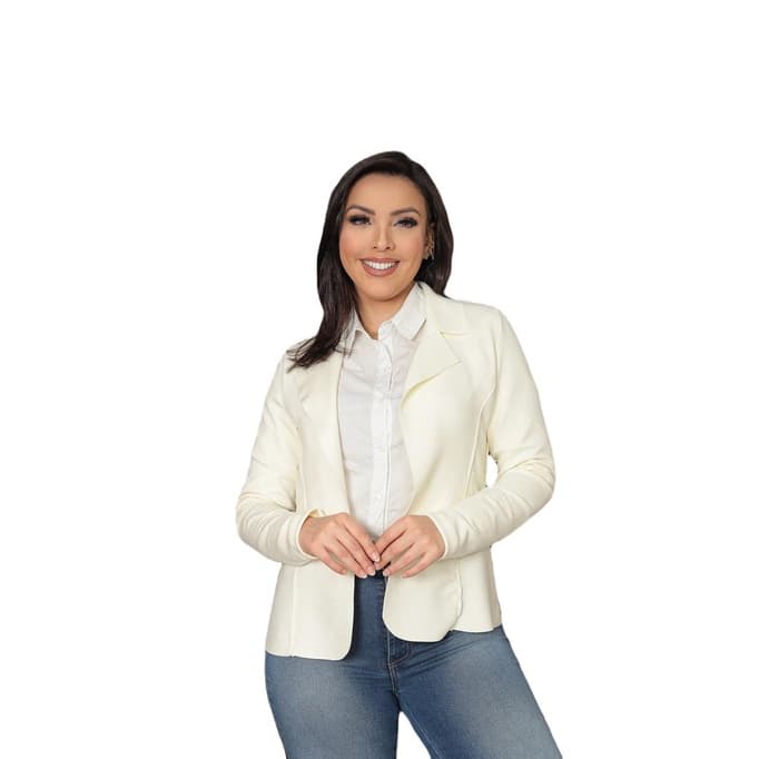 Blazer Feminino Acinturado Luxo Elegante Sku:bs10