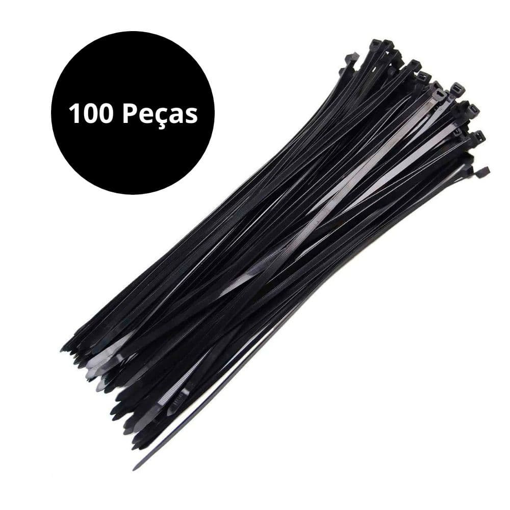 Abraçadeira "enforca gato" feita de Nylon - medida: 2,5mmX150mm - KIt com 100 Peças