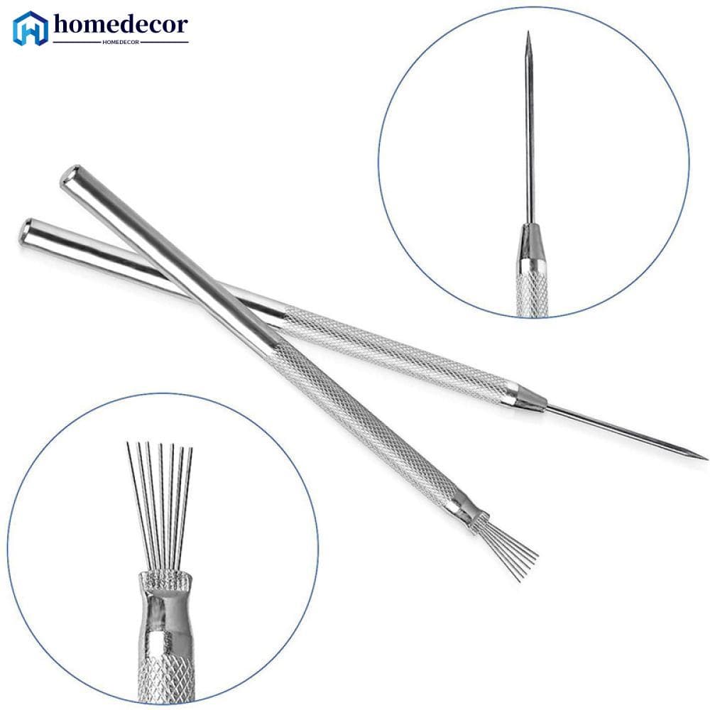 Pottery Texture Tool 7 Pin Needle Pen Ceramics Feather Tools Polymer Clay Sculpting Modeling Tool