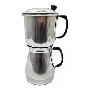 Cafeteira Aluminio Extra Forte Cafeteira Econômica Manual Prata Italiana