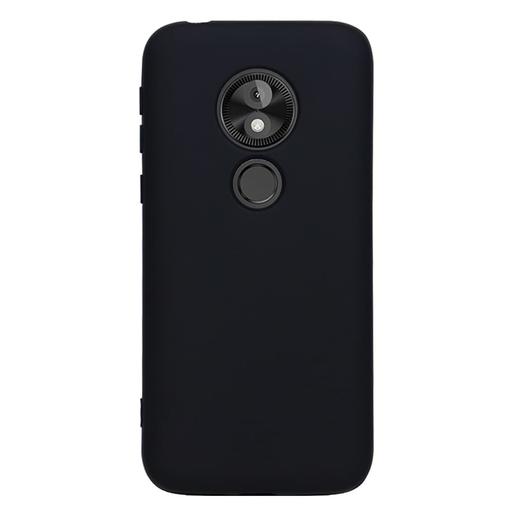Capa Aveludada Preta + Película De Hydrogel HD Compatível Para Moto E5 Play 5.3 Xt1920