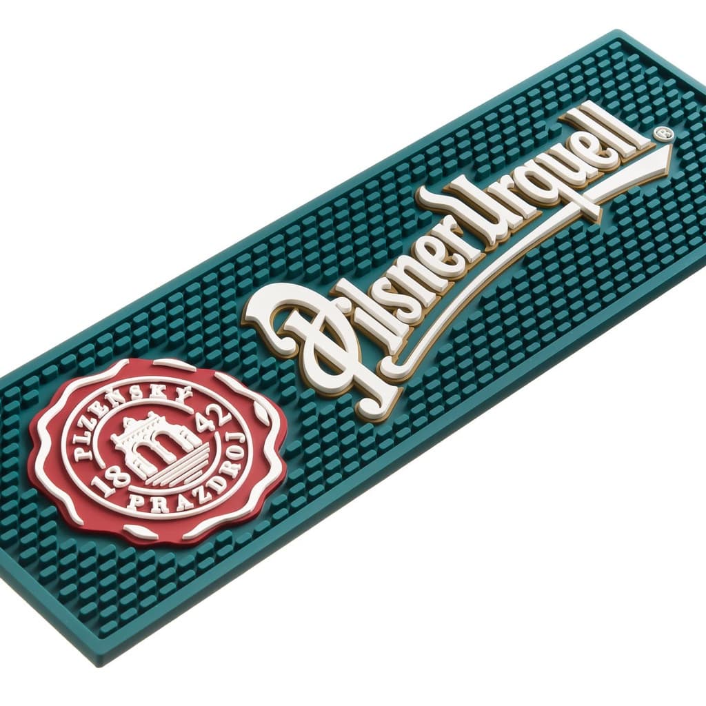 Bar Mat Pilsner Urquell Emborrachado Porta Copos Descanso De Copos Decoração Tapete Para Bar