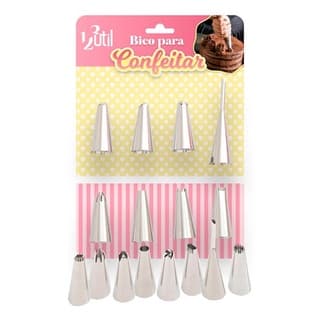 Conjunto Kit 8 Bicos De Confeiteiro Utensílio Cozinha
