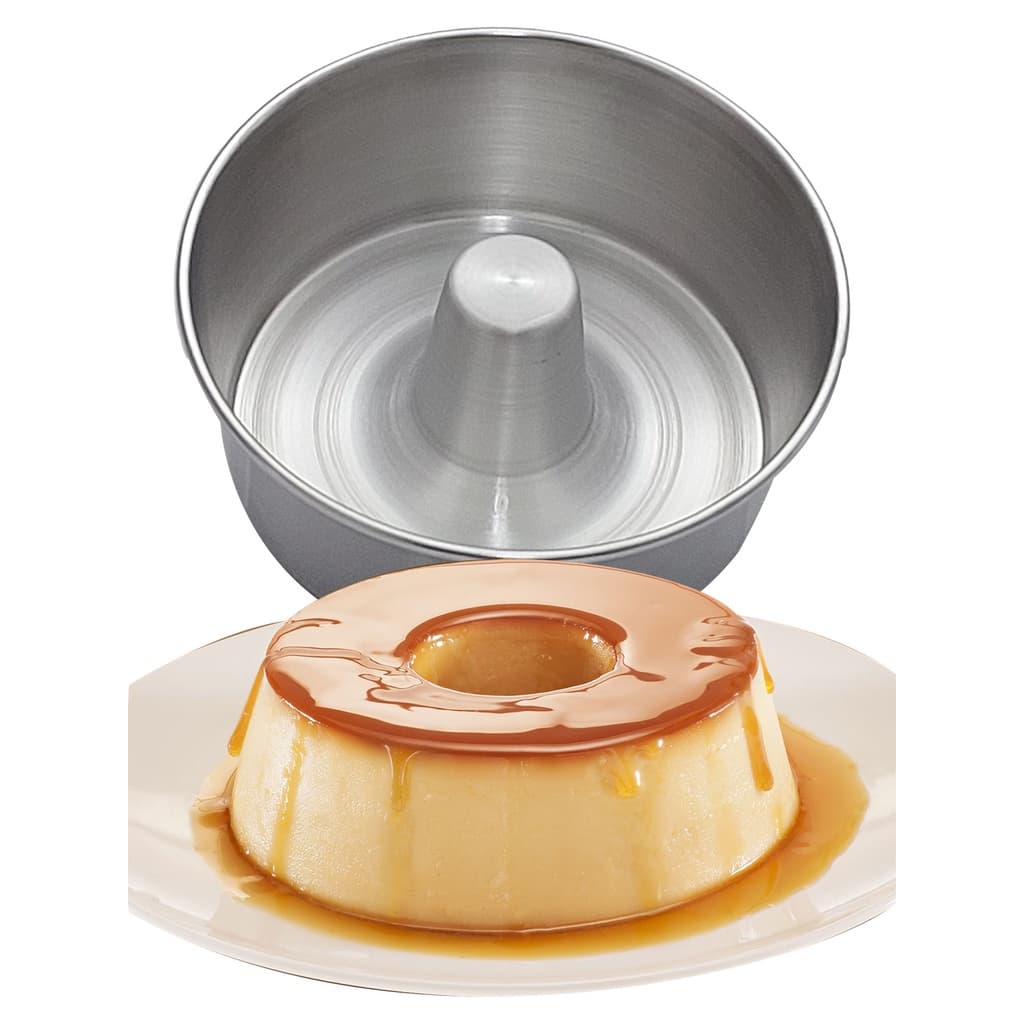 Forma Pudim Nº17 Pequena com Furo no Meio Ideal para Doces Gourmet e Porções Individuais