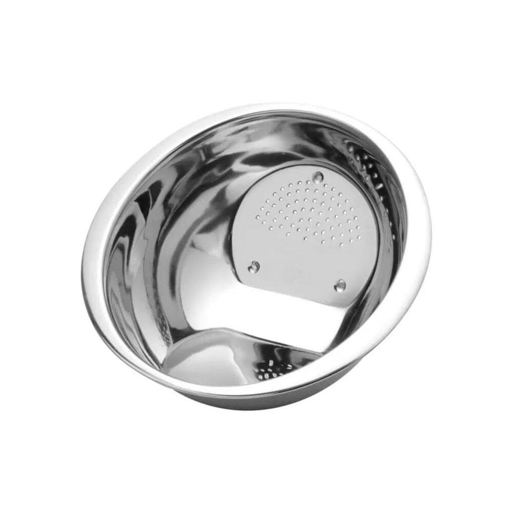 Escorredor Arroz Aco Inox Lavador Alimentos Multiuso 24cm