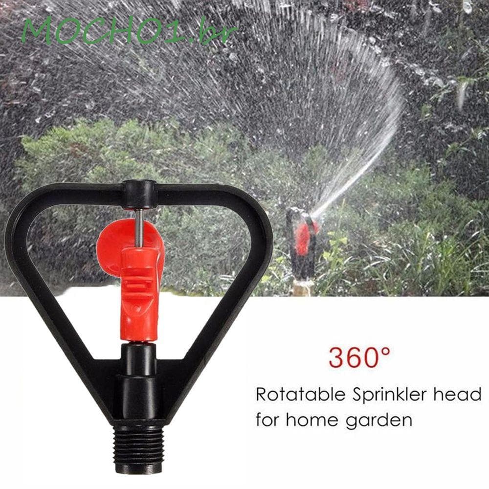 MOCHO1 Cabeçote Aspersor De Água 360 Graus DN15 Ferramentas De Irrigação Rotativas De Jardim Duráveis