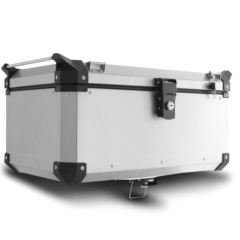 Bau Roncar Adventure Traseiro 56L Universal Alumínio Escovado 1 Unidade