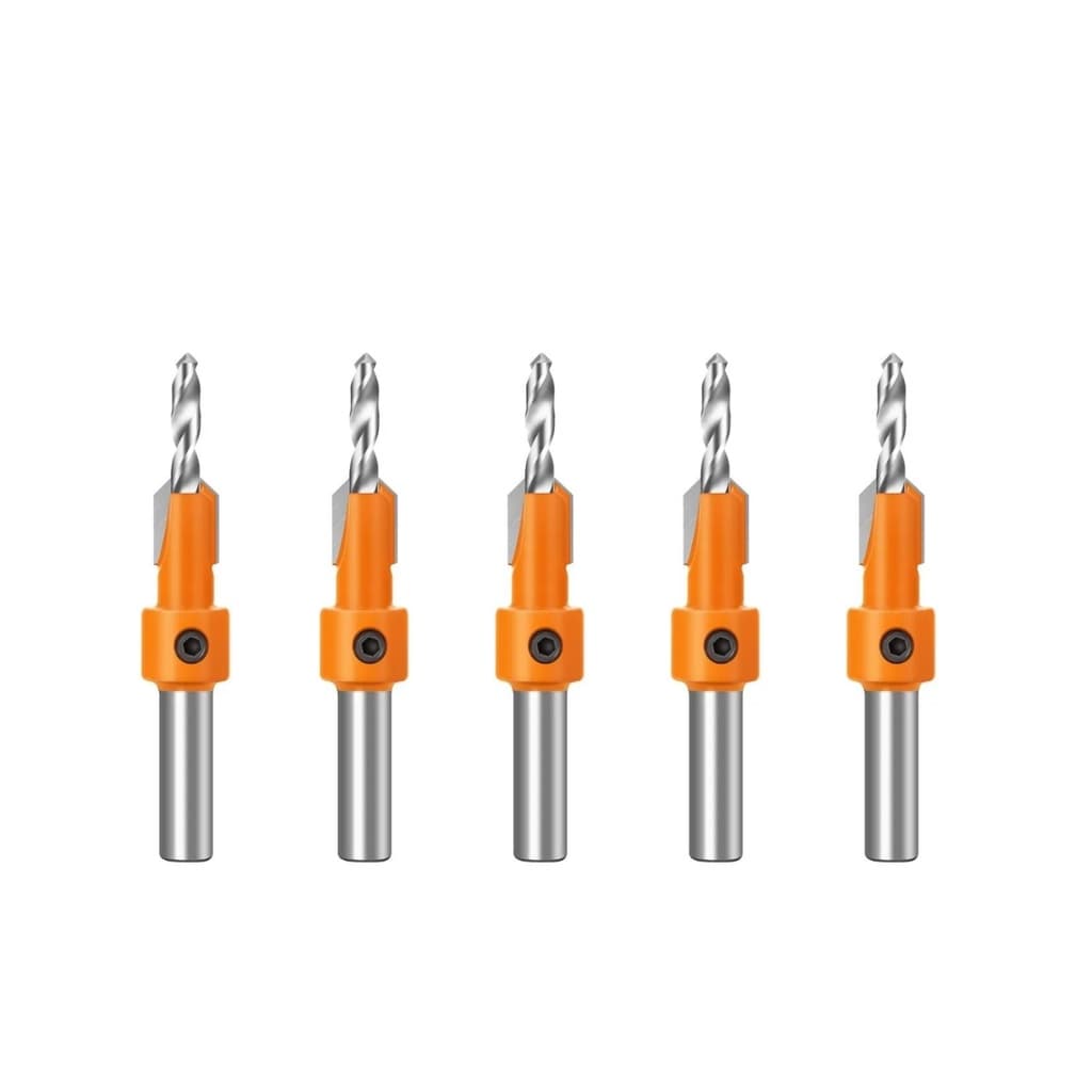 Kit 5 Broca Com Escareador Madeira  3mm x 8mm Madeira XF