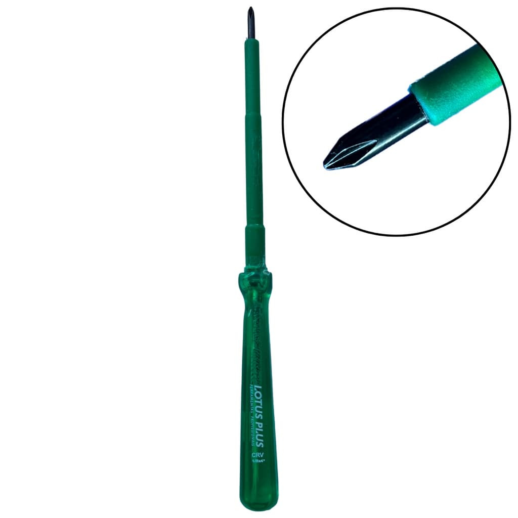Chave phillips isolada 1/8x4 imantada magnetizada profissional 1000V ferramenta aperto Philips 1 8x4