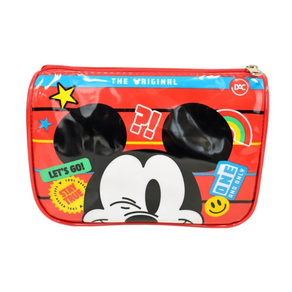Estojo Escolar Grande Mickey Mouse Oficial DAC