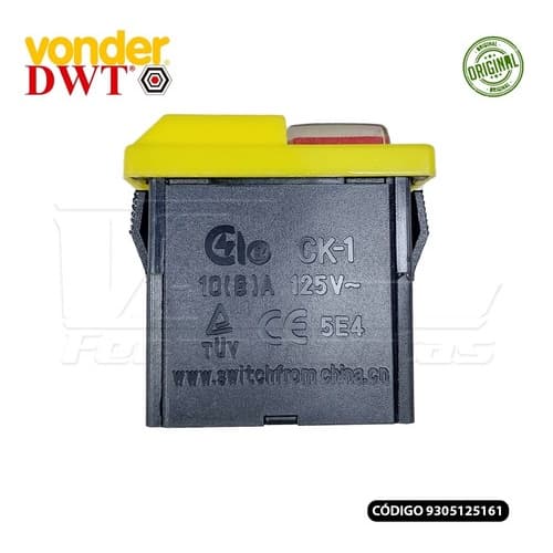 Interruptor Elétrico 127v P/ Serra Tico Tico Vonder Ttv 125