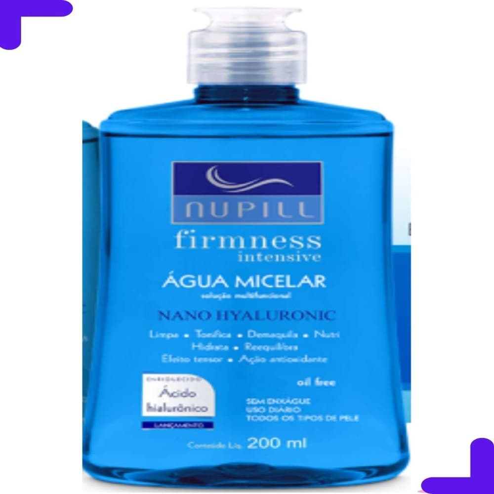 Agua Micelar Facial Nupill Nano Hialuronic 200ml