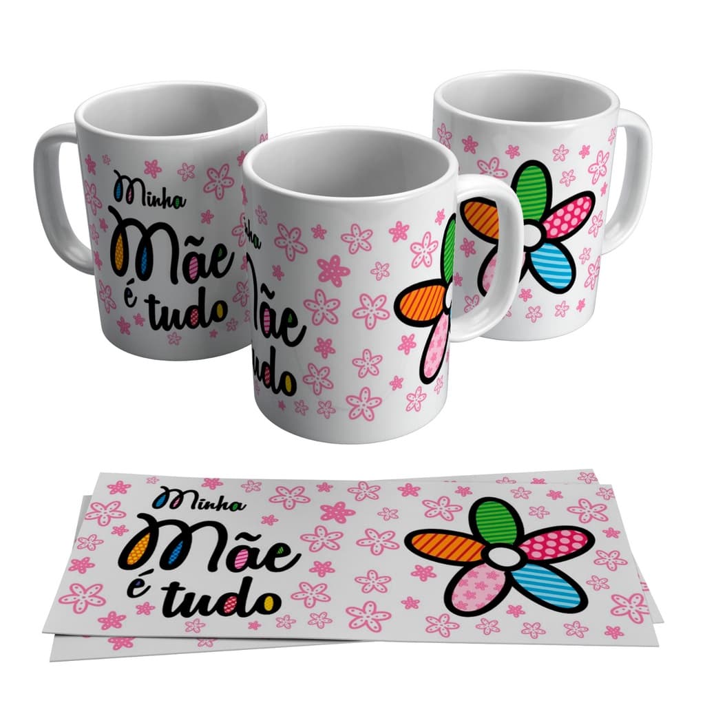 Caneca De Porcelana Personalizada Mãe é Tudo C