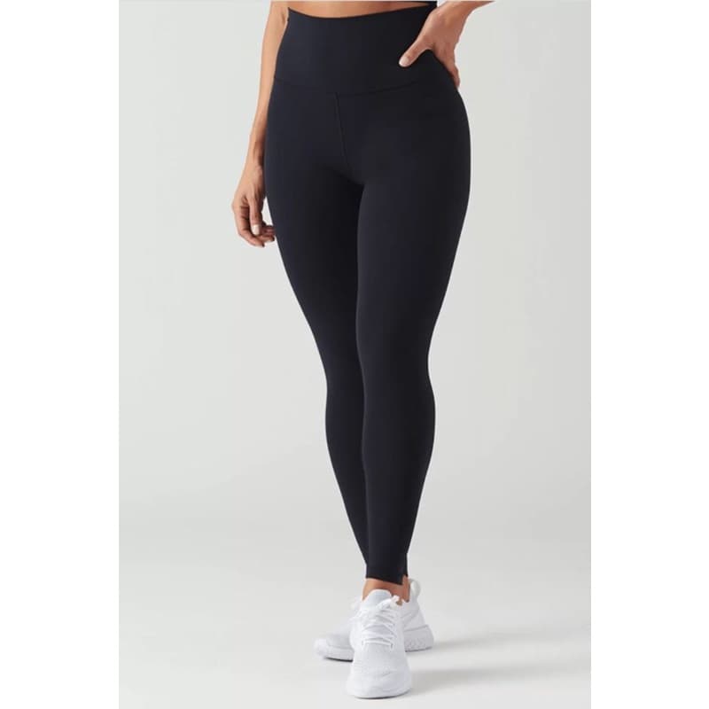 Calça Legging Flanelada Cós Alto