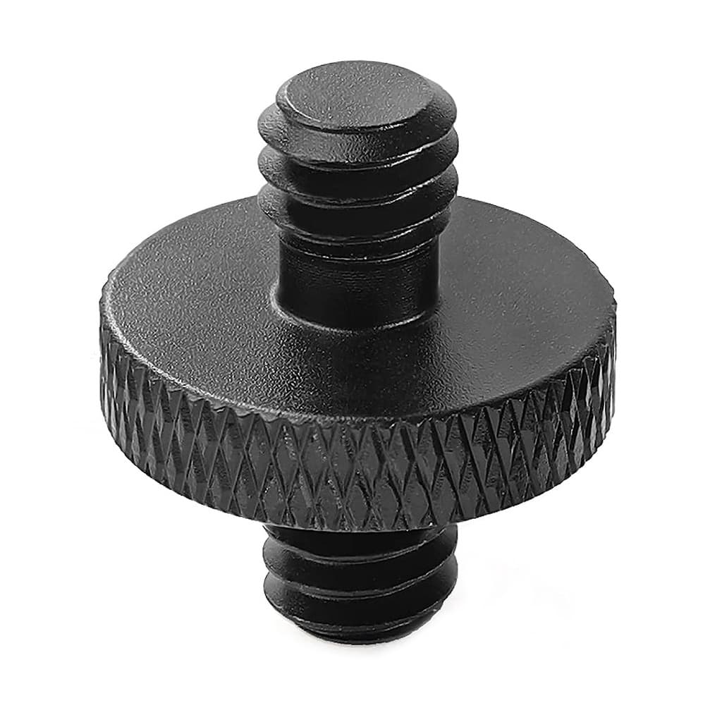 Adaptador Parafuso 1/4 - 1/4 ( Rosca Tripé Câmera Preto )