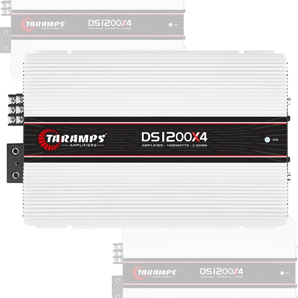 Modulo Amplificador Classe D Taramps DS 1200x4 -4 Canais de 300 Watts RMS/2 Ohms Multicanal Full