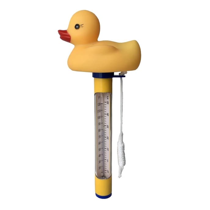 Termometro Flutuante De Patinho Infantil Piscina Aquecida