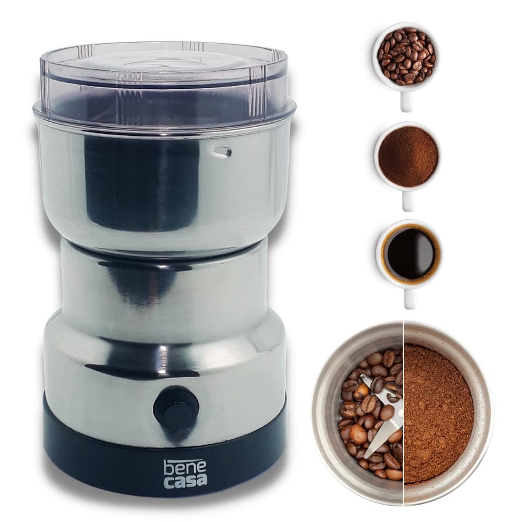 Moedor de Café Elétrico e Triturador de Grãos Inoxidável 220v