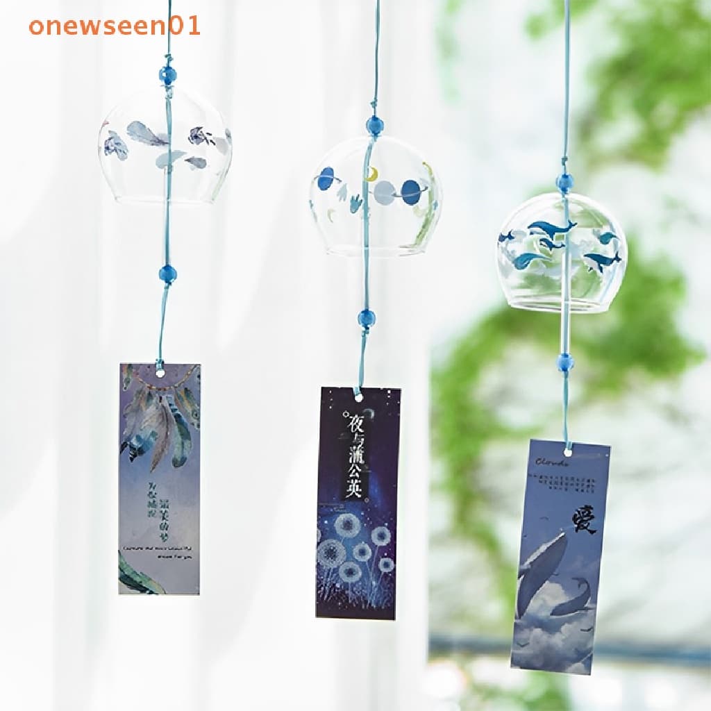 Padrão De Vento Japonês Sinos Feitos À Mão Furin De Vidro Decoração De Casa Novo