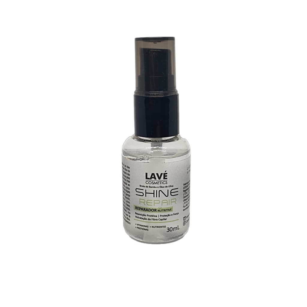 Óleo Reparador Nutritive 30ml LAVÉ - SHINE REPAIR com Broto de Bambu e Óleo de Oliva - TRATAMENTO FIINALIZADOR - Hidrata