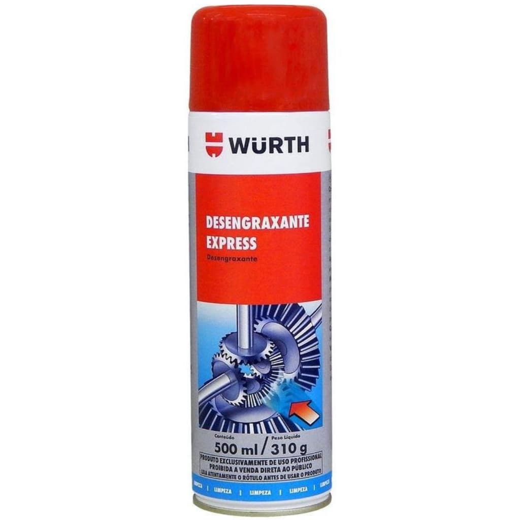 DESENGRAXANTE EXPRESS REMOVE GRAXA OLEO 500ML/310G - WURTH AUTOMOTIVO
