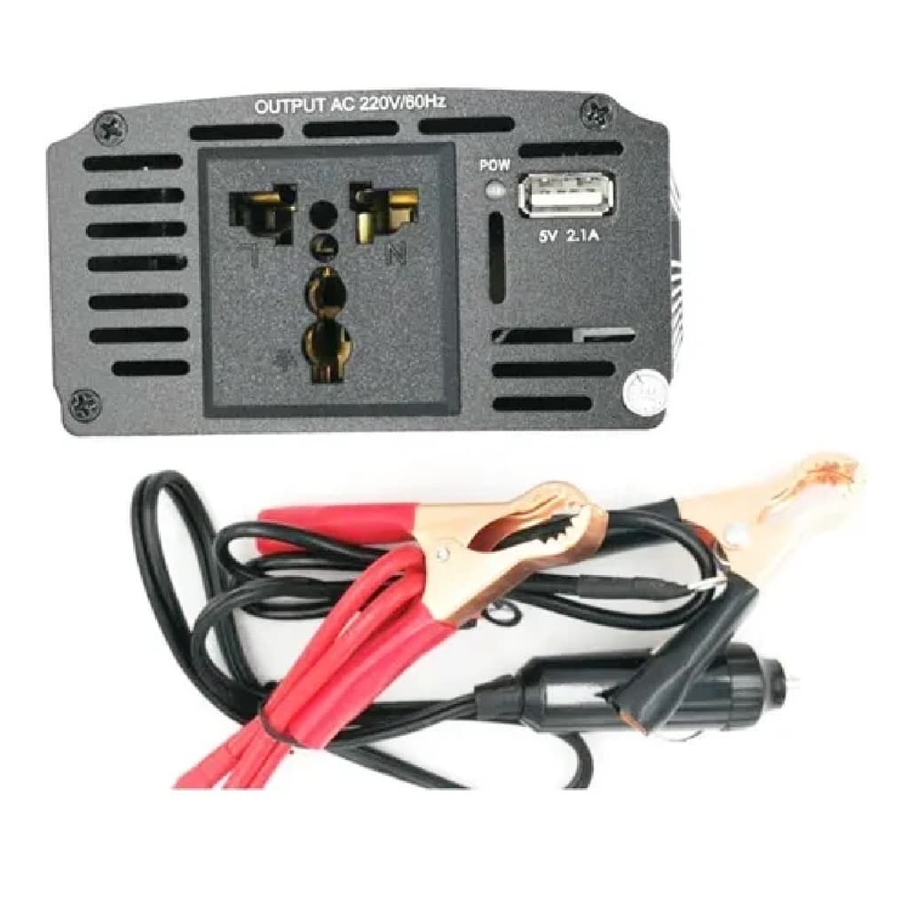 Inversor 500w Transmissor Conversor Entrada 12v Saida 220v Usb 2.1a 50hz