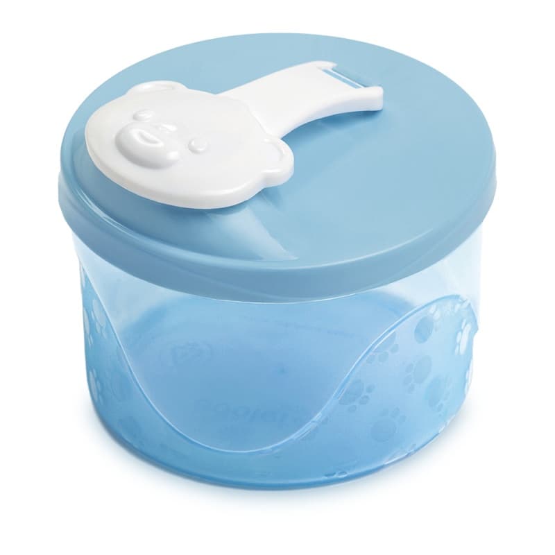 Porta Leite Em Pó Ursinho C/ 3 Divisórias Adoleta Bebe 300ml