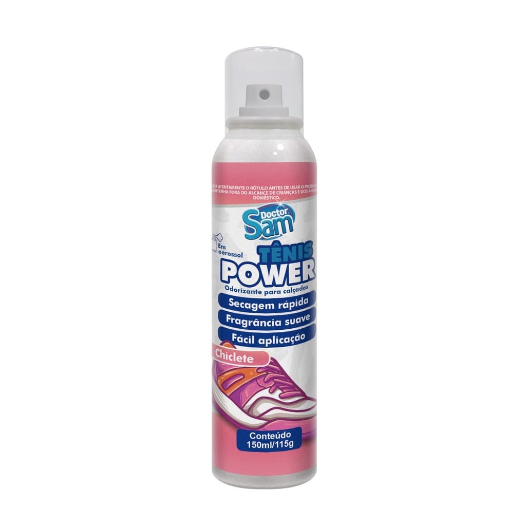 Odorizador de Calçados Chiclete 150ml/115g - Tênis Power