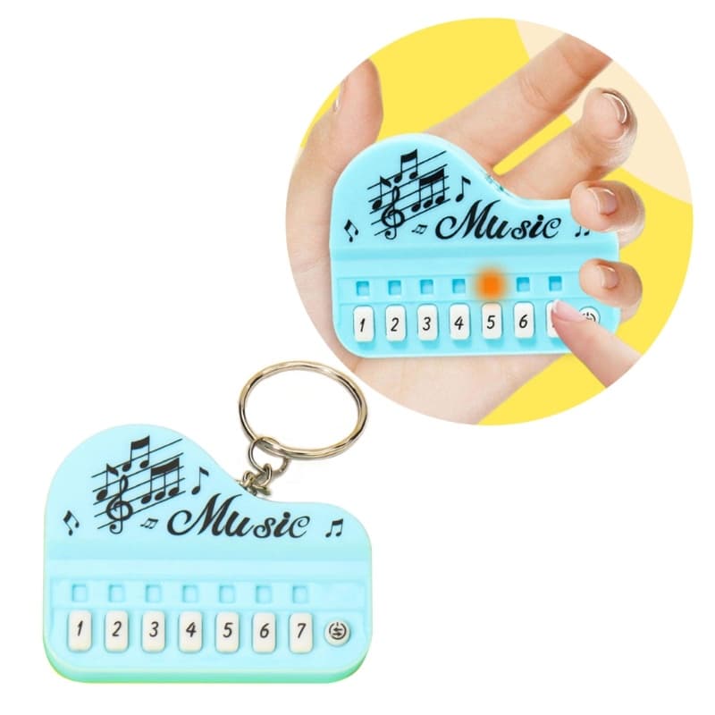 Estone Criatividade Mini Piano Teclado Chaveiro Para Amantes De Música Brincalhão E Prático