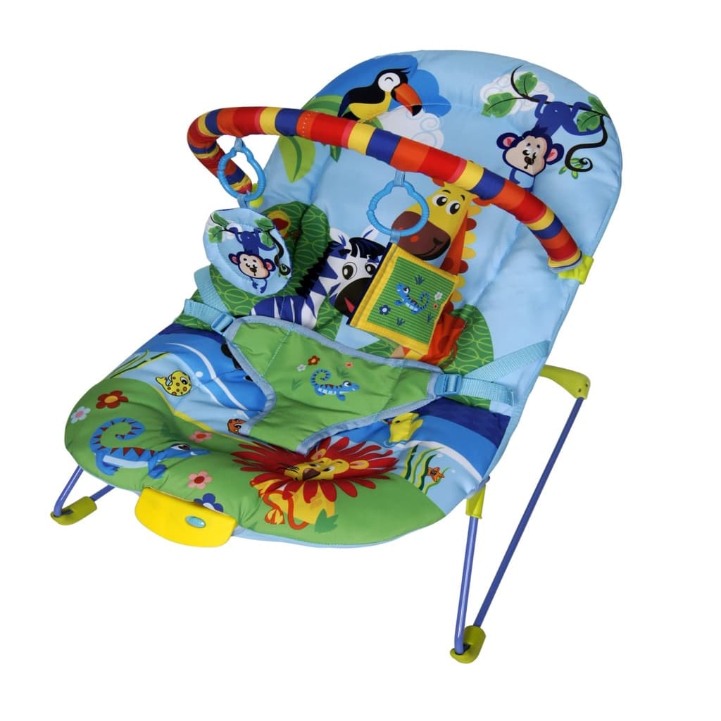 Cadeira Vibratória E Musical Bebê De Descanso ColorBaby Azul