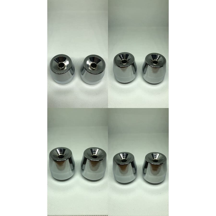Peso Kit c/ 5un Pezinho De Guidao De Moto Pcx 150 2018 2020 Cromado Par