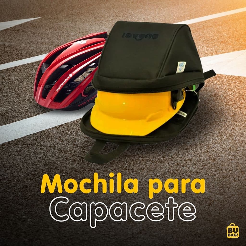 Mochila Obra Porta Capacete Proteção Abafador Auditivo Engenheiro C/Bolso Interno Alça Mão