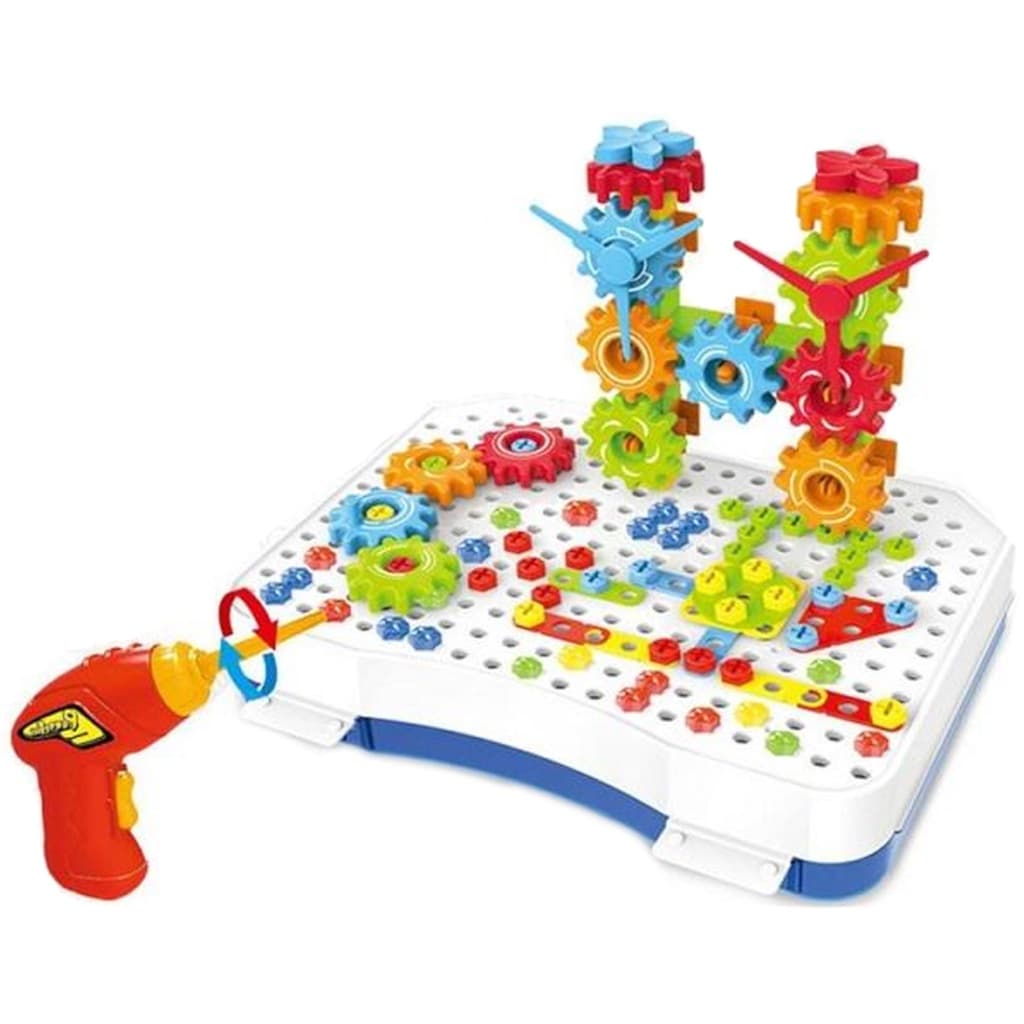 BLOCO DE MONTAR INFANTIL MALETA PUZZLE MAGIC PLATE 151 PÇS
