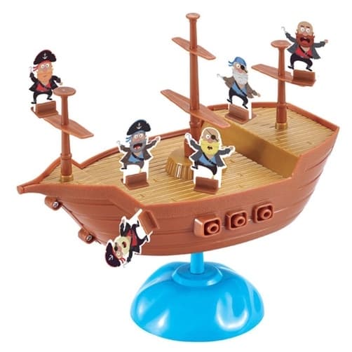 Jogo De Equilibrio Infantil Brinquedo Mini Navio Pirata
