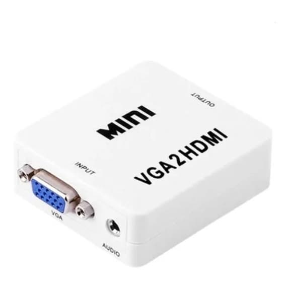 Adaptador Conversor De Vga Para Hdmi Com Cabo Vga2hdmi